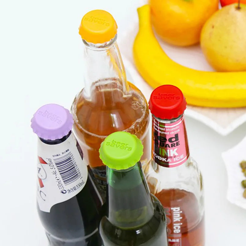 6pcs Silicone Beer Bottle Cap