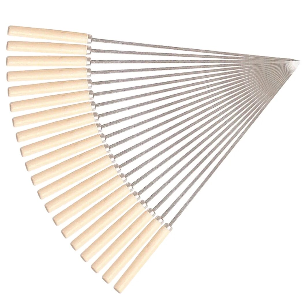 π₯ 20Pcs Stainless Steel BBQ Skewer Set