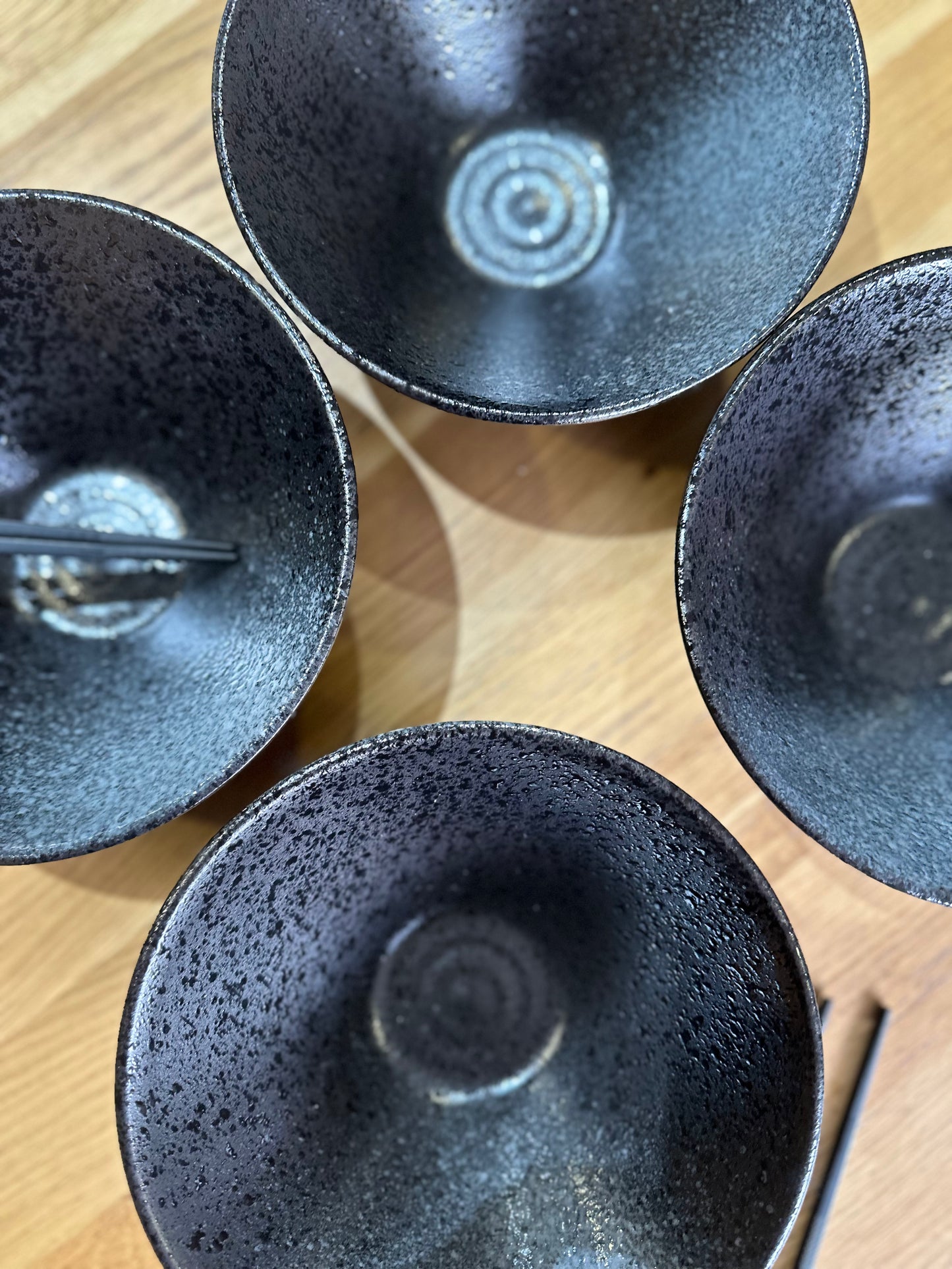 Japanese-style ceramic ramen bowl