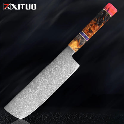 Damascus chef knife