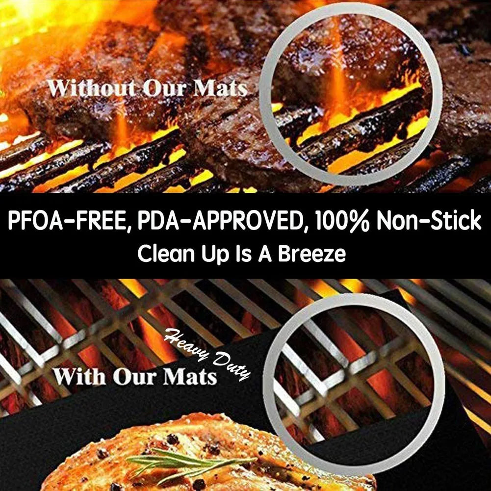 Non-stick BBQ Grill Mat 40*33cm