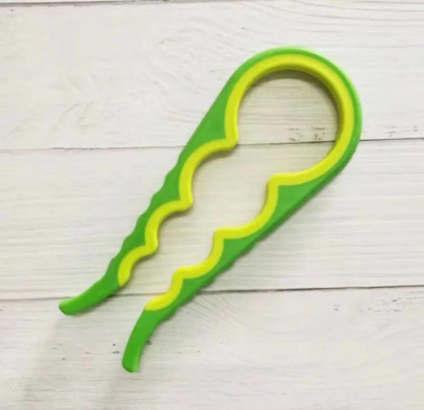 Green easy grip jar opener