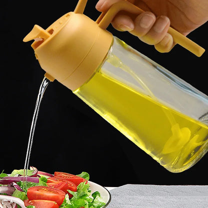 2in1 Glass Spray Oil Bottle