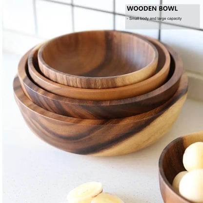 Natural Wooden Bowl