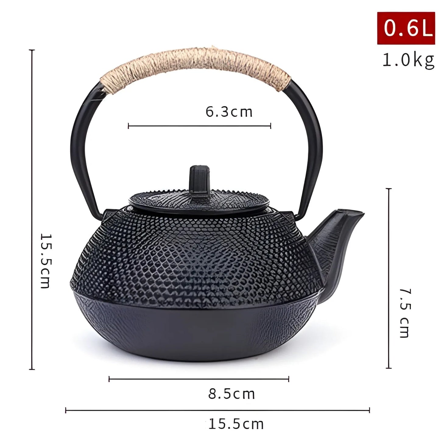 0.6L tea pot