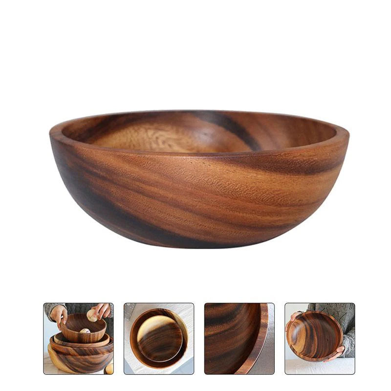 Natural Wooden Bowl