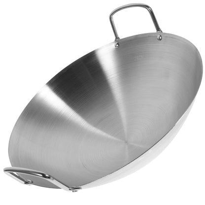 🍳 Stainless Steel Wok Pan - Master the Art of Chinese Cooking!