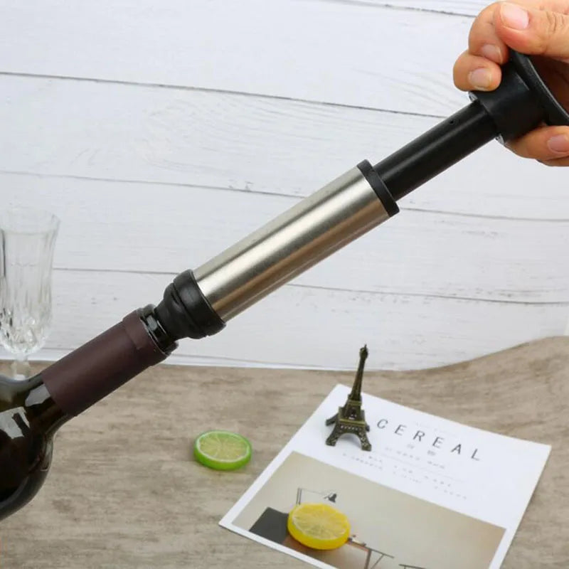 Wine Stopper With Vacuum Pump