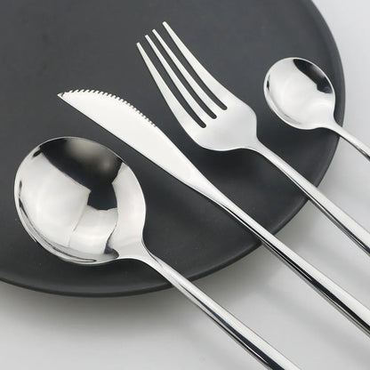 Silver cutlery set