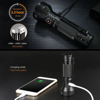 LED Rechargeable Flashlight