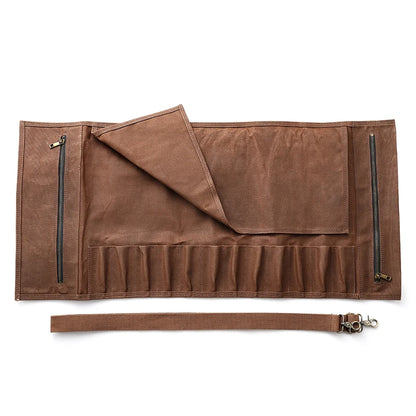 Thickened Canvas Foldable Chef Roll