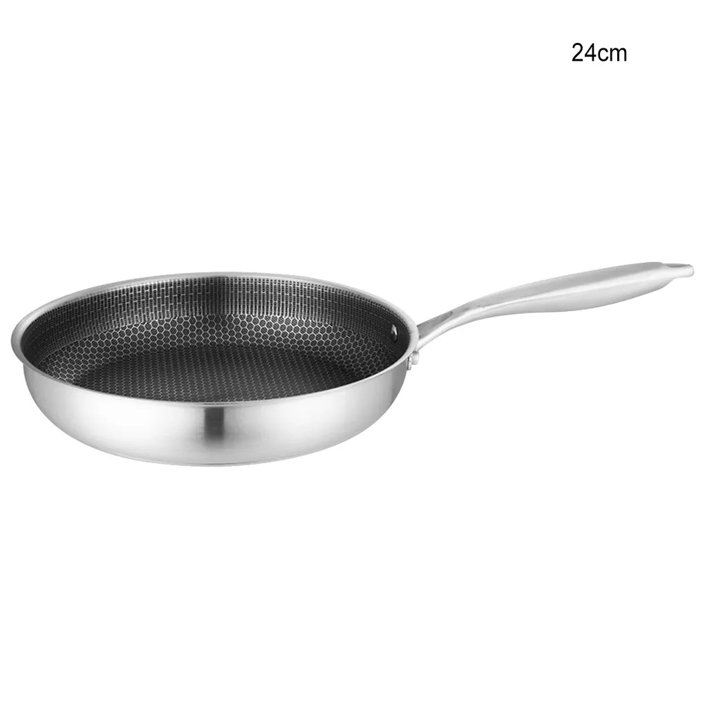 Multifunctional Stainless Steel Frying Pan