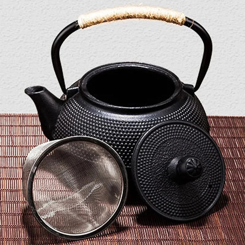 Cast iron tea pot