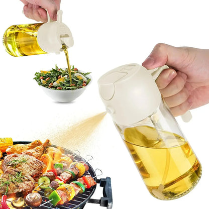 2in1 Glass Spray Oil Bottle