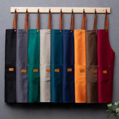 Coloured apron for work or home