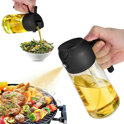 2in1 Glass Spray Oil Bottle