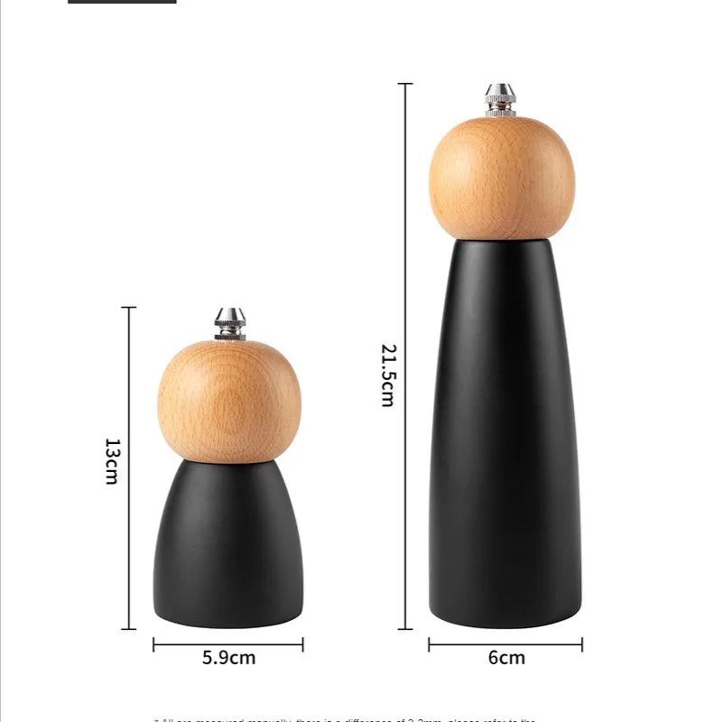 Wood & Ceramic Salt And Pepper Mill