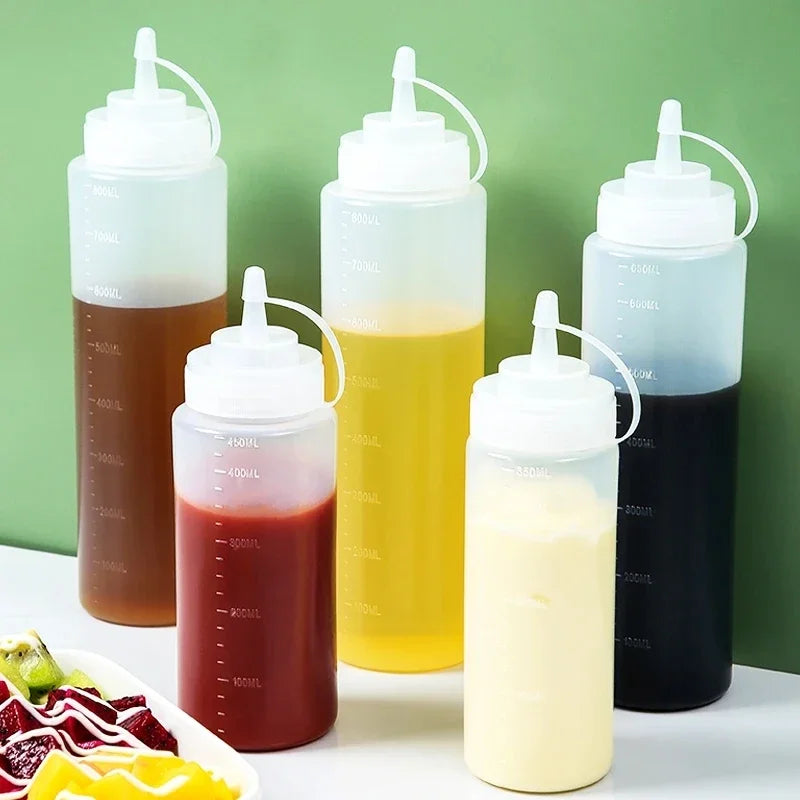 Large Squeezy Condiment Bottles