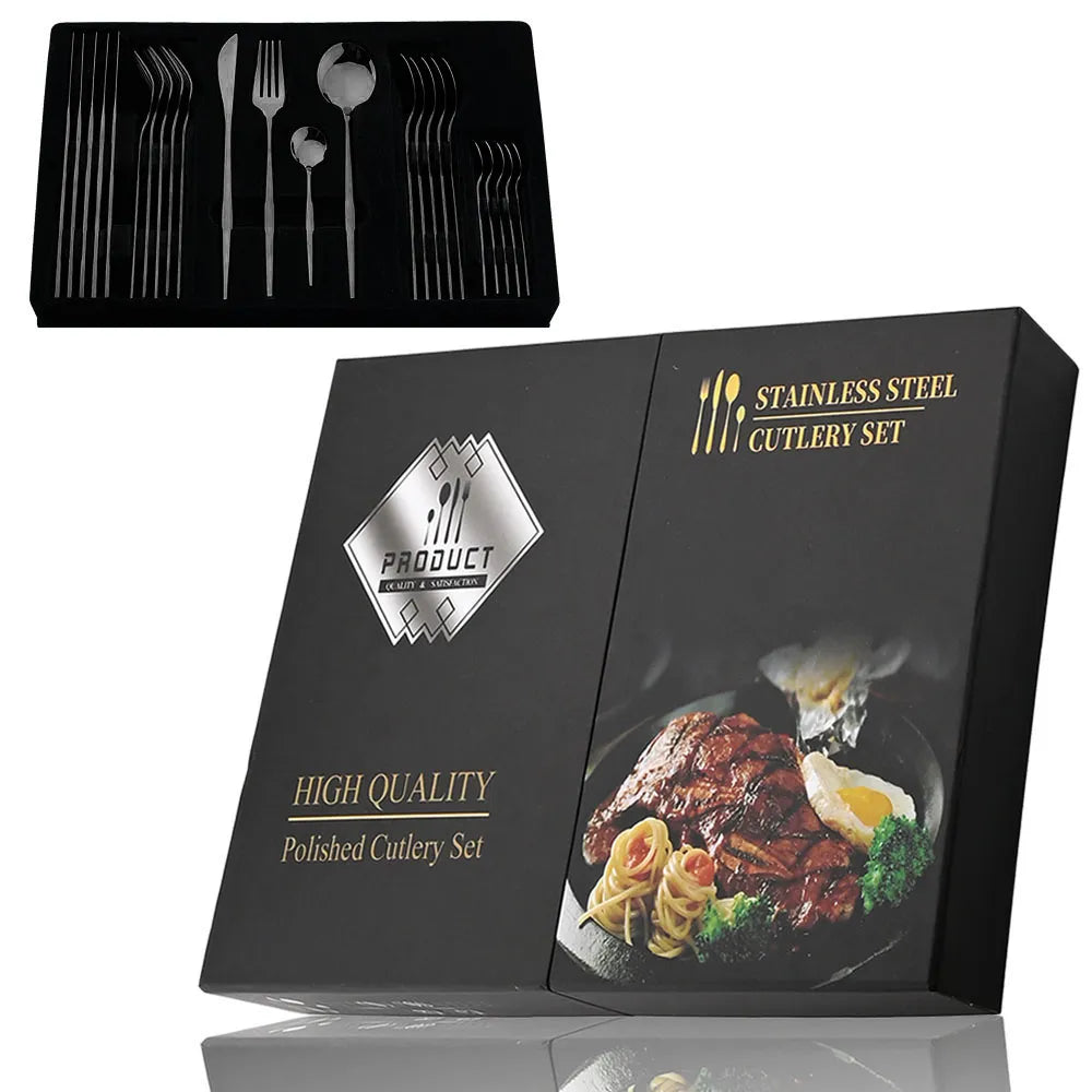 Graphite cutlery set