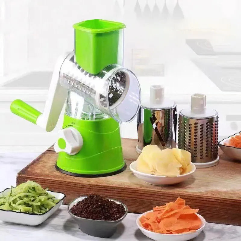 Multifunctional Hand-Crank Vegetable Cutter