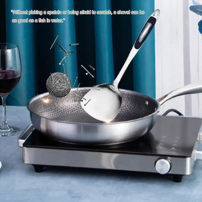 Multifunctional Stainless Steel Frying Pan