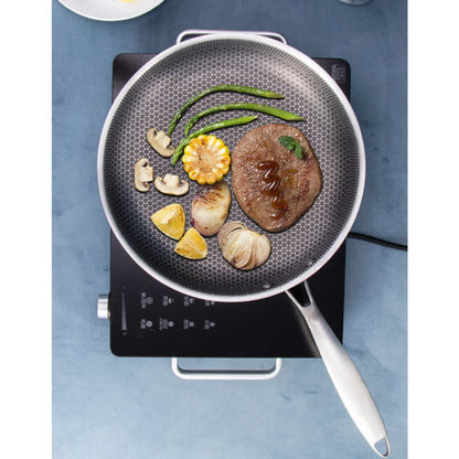 Multifunctional Stainless Steel Frying Pan