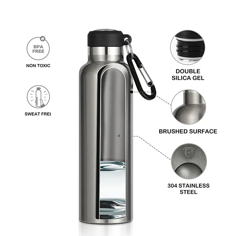 Thermal Portable Stainless Steel Water Bottle