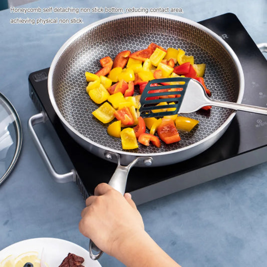 Multifunctional Stainless Steel Frying Pan