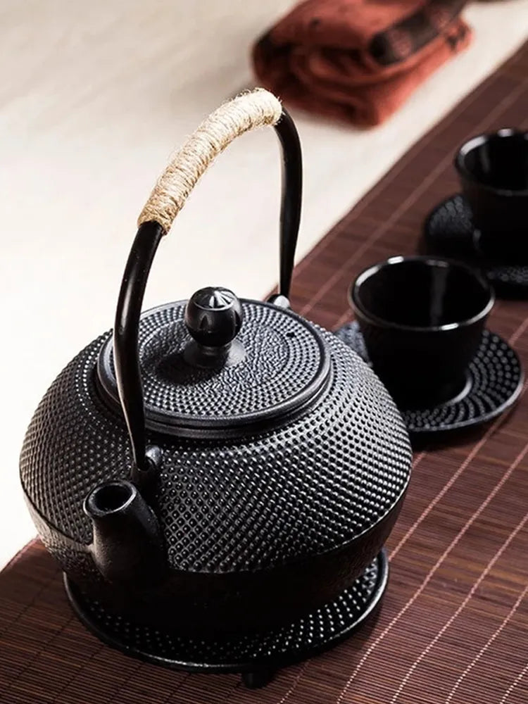 Cast iron tea pot